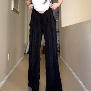 High waisted bell bottoms